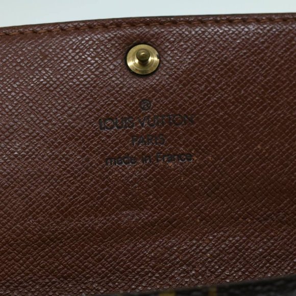 LOUIS VUITTON Monogram Portefeuille Sarah Long Wallet LV Auth - Picture 10 of 13
